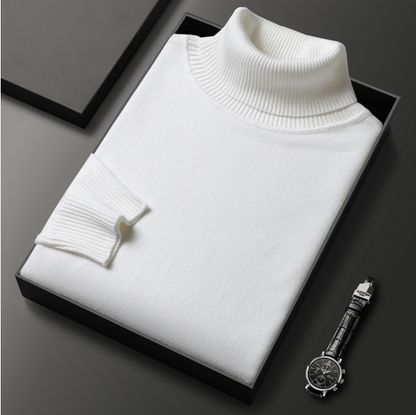 ✨Nouvel Arrivage✨ Pull en cachemire Premium de couleur unie pour hommes - Achetez-en deux et bénéficiez de la livraison gratuite