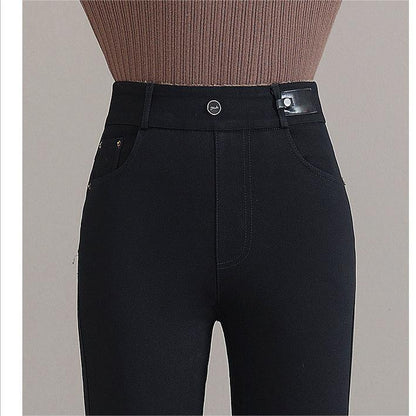👖 50% DE RÉDUCTION! ✨ JEAN SKINNY CHAUD - Taille Haute & Tissu Stretch, Confort Optimal pour l'Hiver, Style Tendance pour Quotidien et Sorties ❄️💃