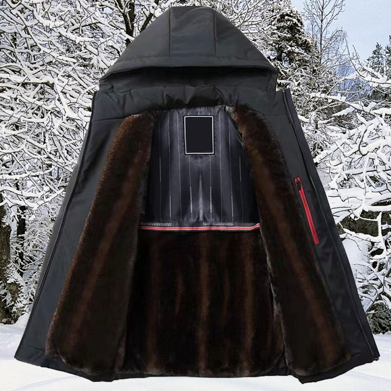 ❄️Offres spéciales hiver❄️Parka thermique épaisse à capuche pour homme