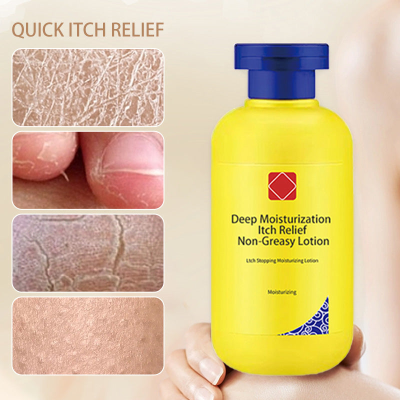 Lotion non grasse anti-démangeaisons et hydratante en profondeur