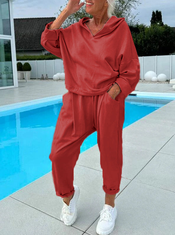 💎 60% DE RÉDUCTION ! 💎 Le Set Tendance 2026 – Sweat à Capuche & Pantalon Coordonnés, Monochrome Élégant, Confort Lounge + Style Urbain