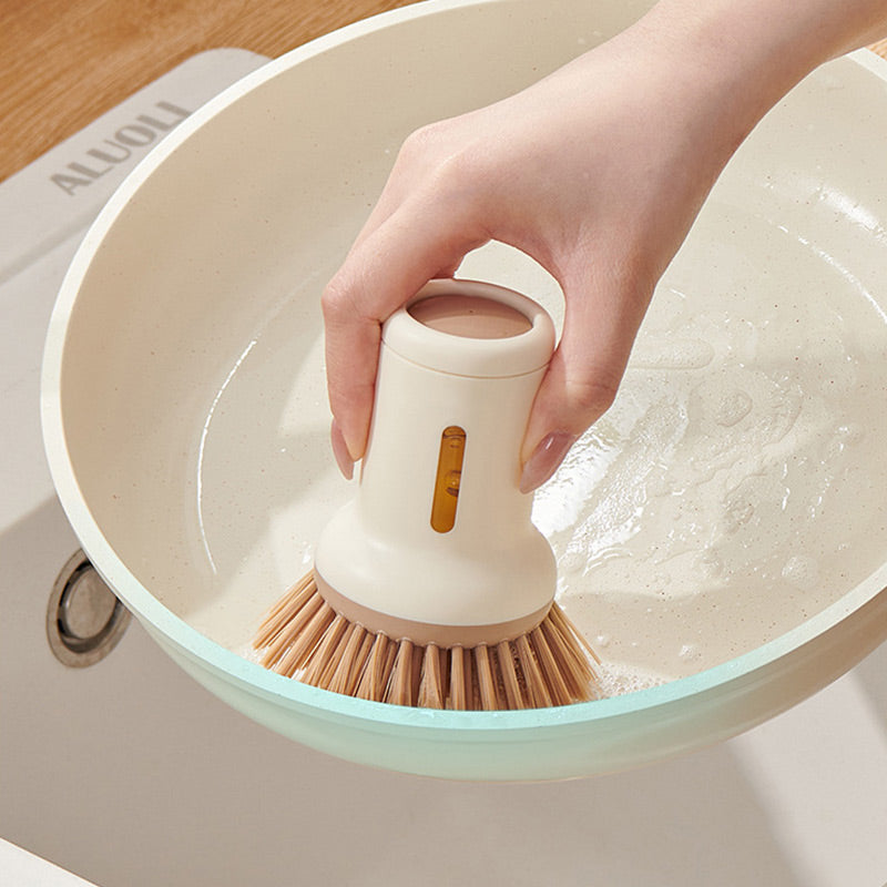 Ensemble de brosses à casseroles suspendues et rotatives