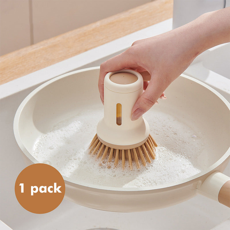 Ensemble de brosses à casseroles suspendues et rotatives