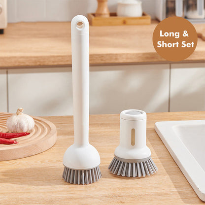 Ensemble de brosses à casseroles suspendues et rotatives
