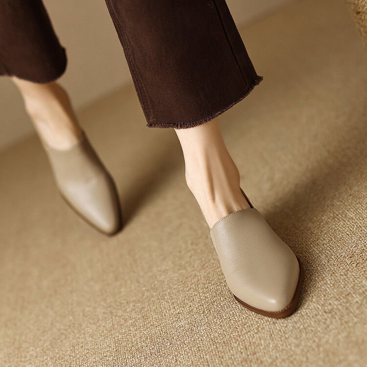 ✨ SOLDES D'AUTOMNE -50% 💕 Chaussures Femme Vintage à Bout Pointu Slip-On Douces