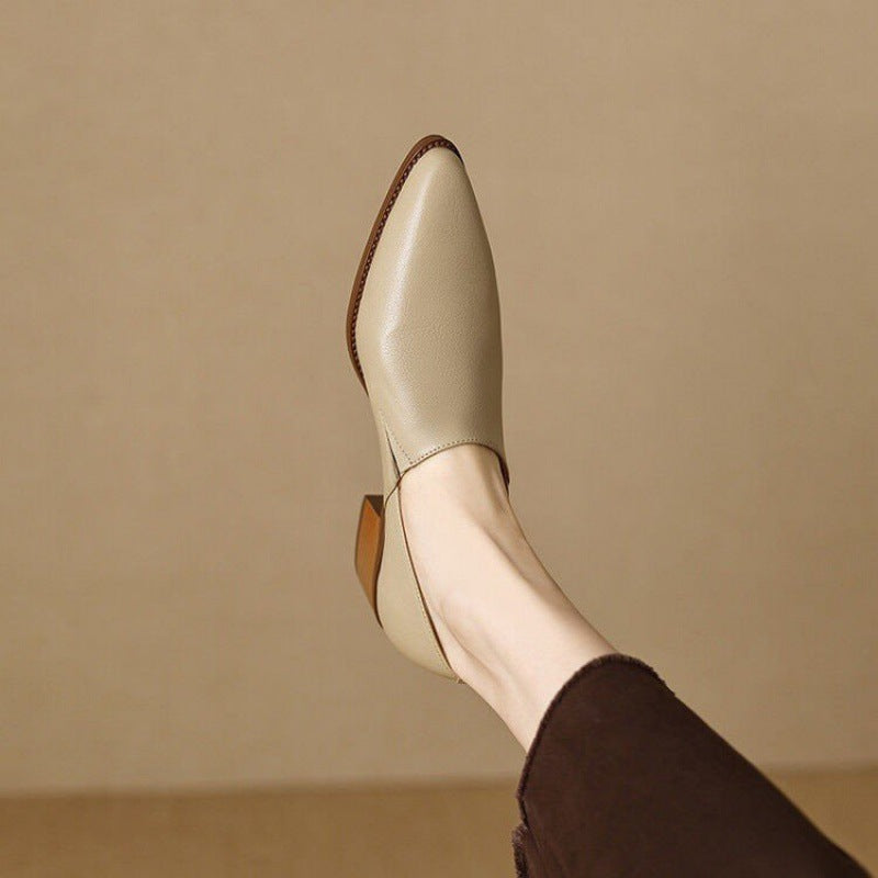 ✨ SOLDES D'AUTOMNE -50% 💕 Chaussures Femme Vintage à Bout Pointu Slip-On Douces