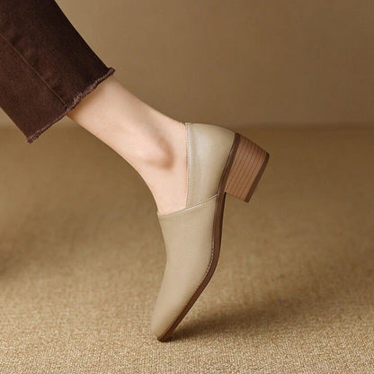 ✨ SOLDES D'AUTOMNE -50% 💕 Chaussures Femme Vintage à Bout Pointu Slip-On Douces