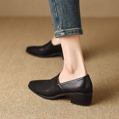 ✨ SOLDES D'AUTOMNE -50% 💕 Chaussures Femme Vintage à Bout Pointu Slip-On Douces