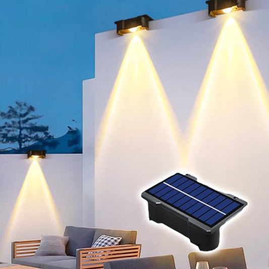 Lampes solaires étanches pour clôture – Décoration extérieure