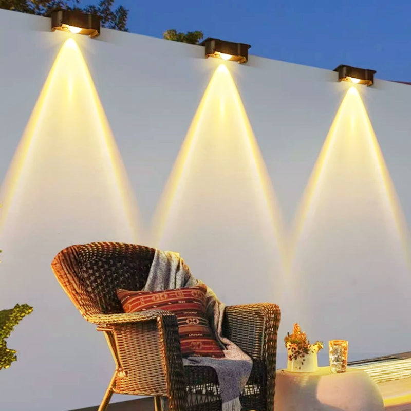 Lampes solaires étanches pour clôture – Décoration extérieure
