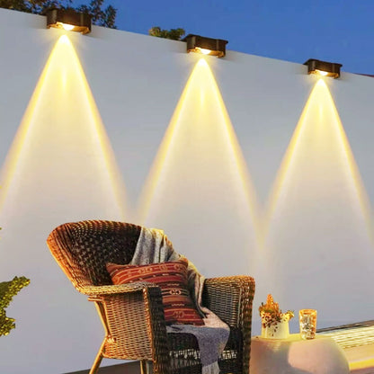 Lampes solaires étanches pour clôture – Décoration extérieure