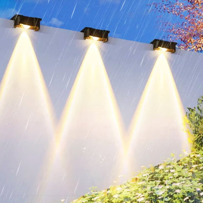 Lampes solaires étanches pour clôture – Décoration extérieure