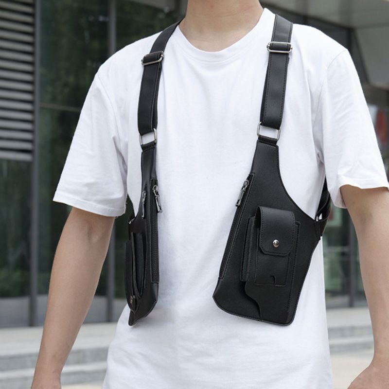 🔥2026 NOUVEAUTÉ EN PROMOTION🔥 Sac tactique anti-vol pour homme – Bretelles doubles, multiples poches et résistant à l'eau 🎒🛡️