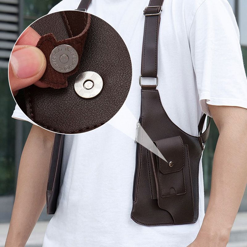 🔥2026 NOUVEAUTÉ EN PROMOTION🔥 Sac tactique anti-vol pour homme – Bretelles doubles, multiples poches et résistant à l'eau 🎒🛡️