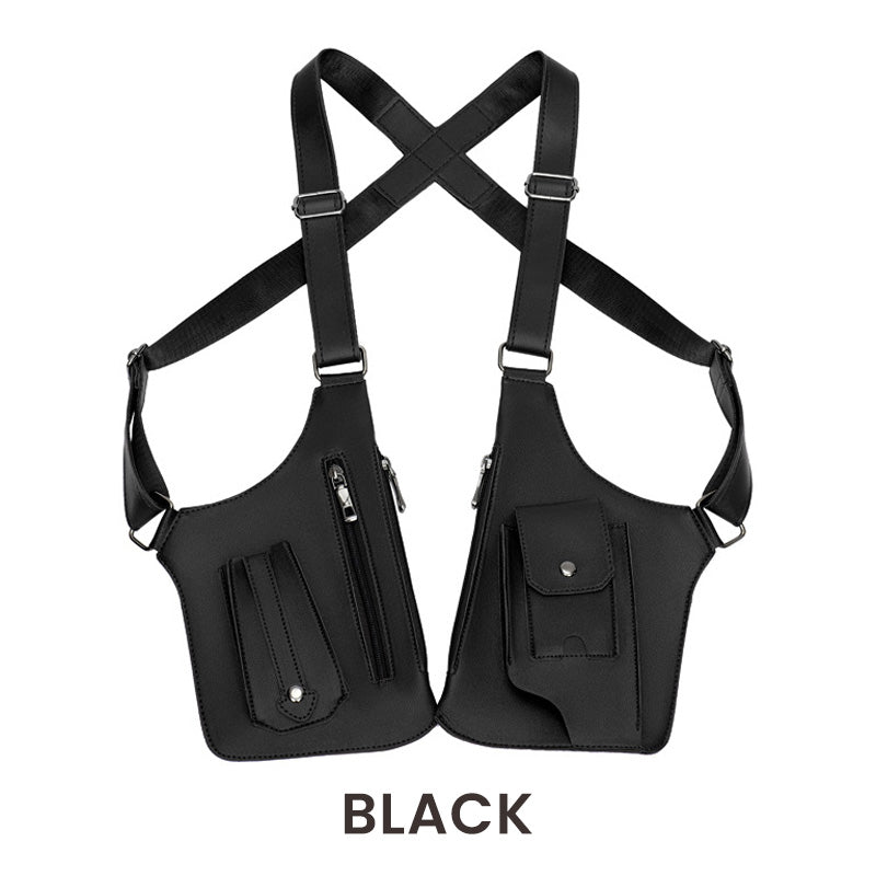 🔥2026 NOUVEAUTÉ EN PROMOTION🔥 Sac tactique anti-vol pour homme – Bretelles doubles, multiples poches et résistant à l'eau 🎒🛡️