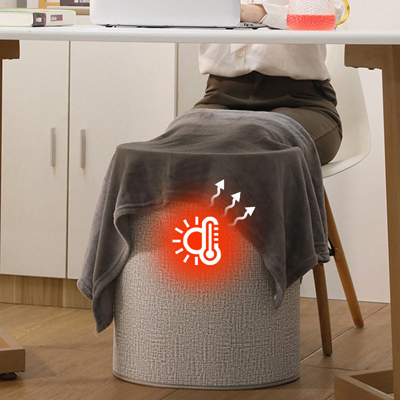 Chauffe-genoux et pieds portable et confortable pour la maison et le bureau