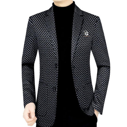 Veste de Costume Décontractée à Coupe Ajustée pour Hommes🔥livraison gratuite 🛫