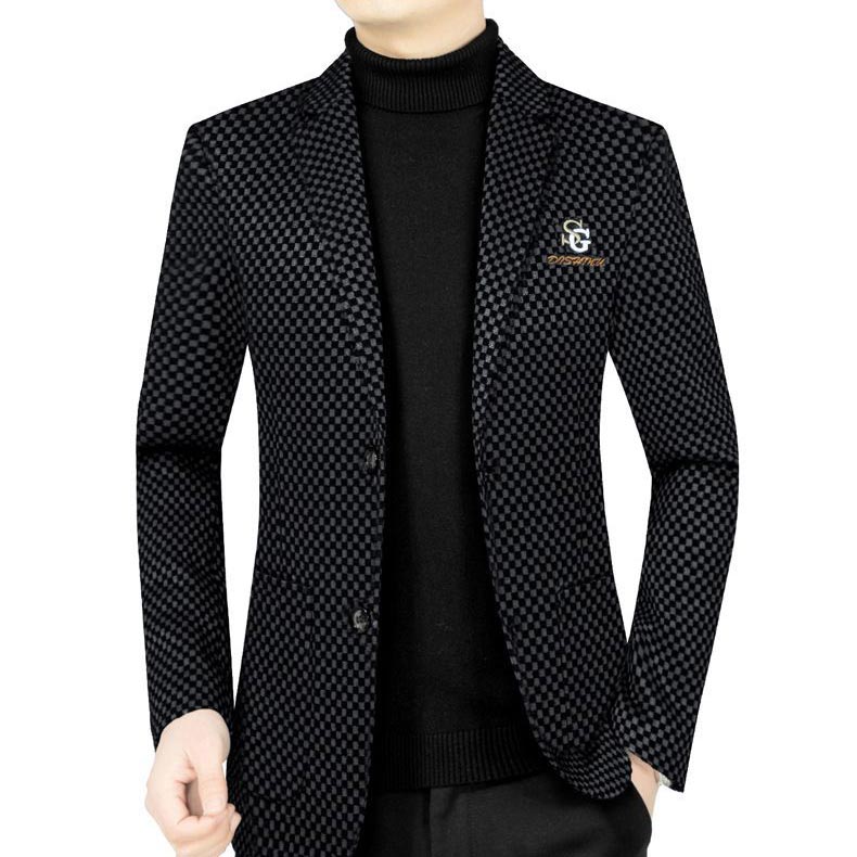 Veste de Costume Décontractée à Coupe Ajustée pour Hommes🔥livraison gratuite 🛫