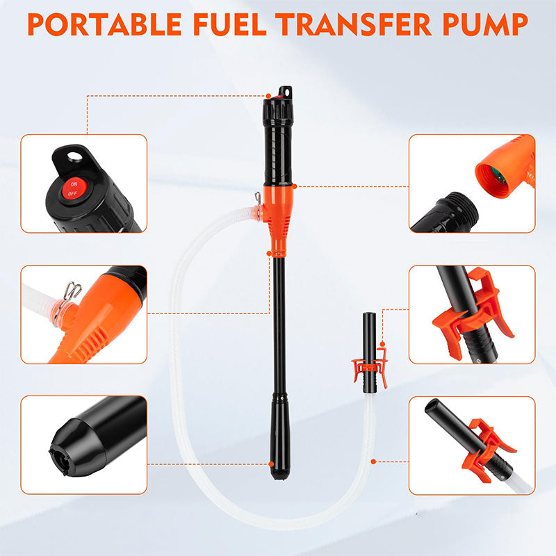 🚀 Nouveauté 2026 | Pompe de Transfert Électrique Portable | Usage Multiple Eau/Carburant 💦【Promo -50%】