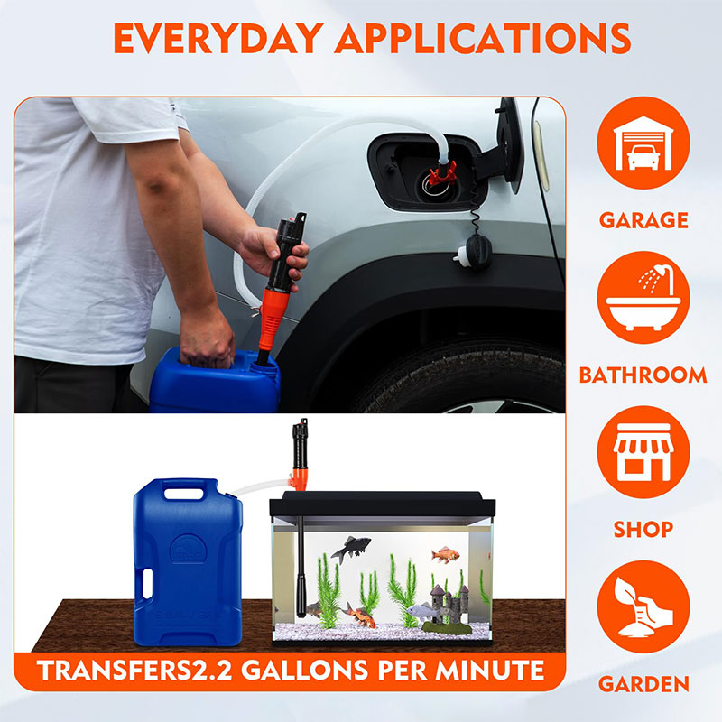 🚀 Nouveauté 2026 | Pompe de Transfert Électrique Portable | Usage Multiple Eau/Carburant 💦【Promo -50%】