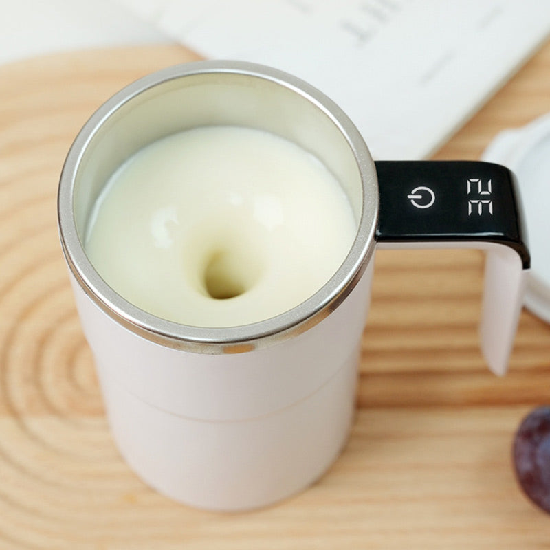 Ensemble de mug à café à mélange magnétique automatique rechargeable