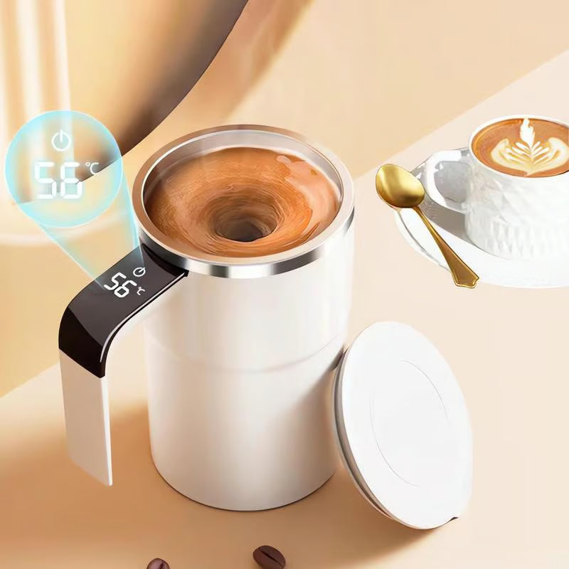 Ensemble de mug à café à mélange magnétique automatique rechargeable