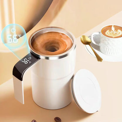 Ensemble de mug à café à mélange magnétique automatique rechargeable
