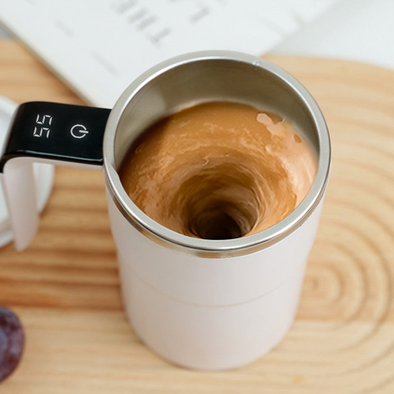 Ensemble de mug à café à mélange magnétique automatique rechargeable