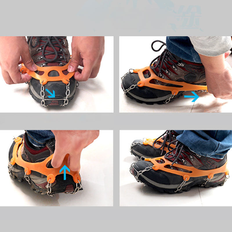 📢📢40% DE RÉDUCTION ! ！！Crampons antidérapants pour chaussures et bottes de randonnée