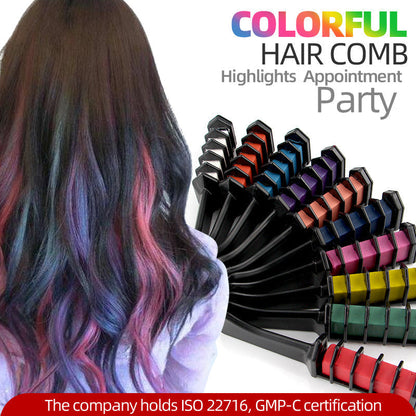 🎅Prévente de Noël - 50 % de réduction ✨Craie colorante temporaire pour cheveux - Sans cruauté