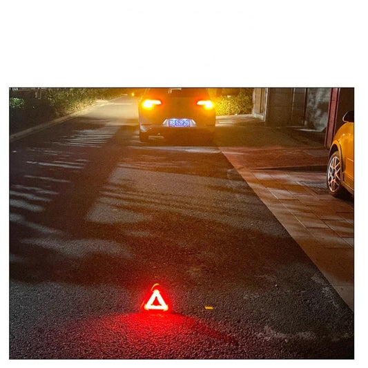 🚗Grande promotion - 49% de réduction🆘3-EN-1 Lampe de Signalisation d'Urgence Solaire Triangulaire pour le Bord de Route✨