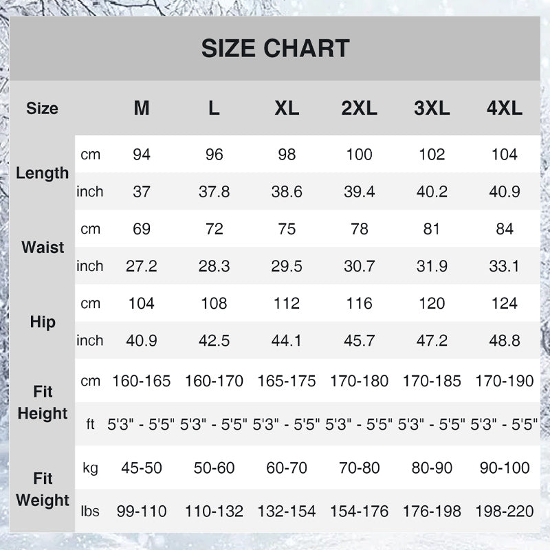 Pantalon imperméable et coupe-vent pour homme, doublé de peluche douillette