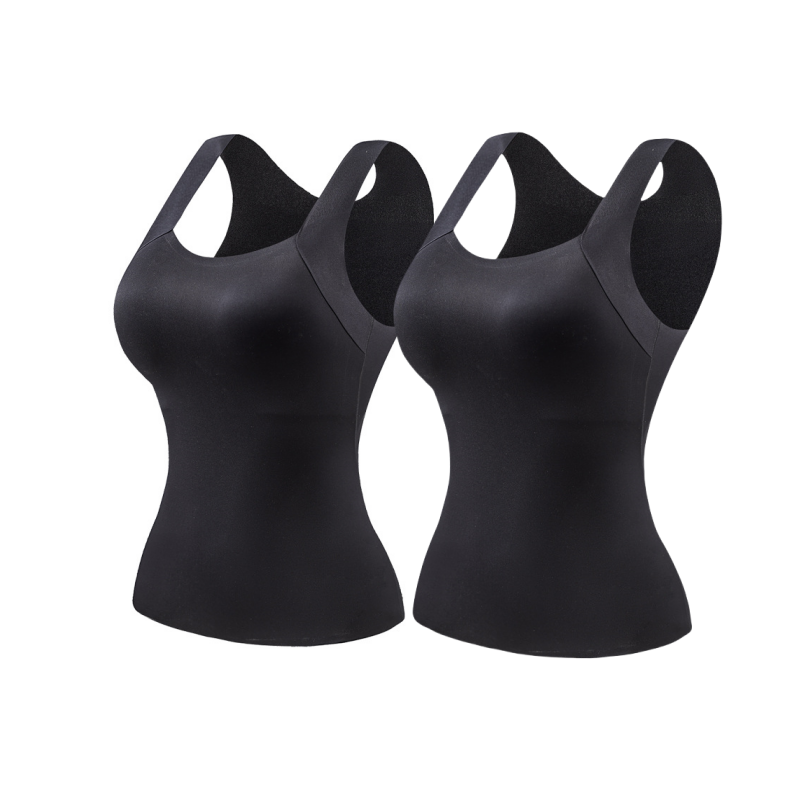 Débardeur Femme Ultra Confortable 😌 à Encollure U | Avec Soutien-gorge Intégré pour un Look Parfait 💫✨