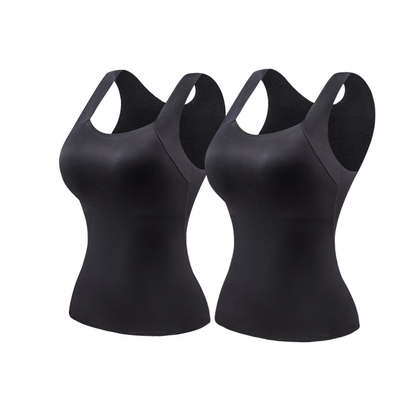 Débardeur Femme Ultra Confortable 😌 à Encollure U | Avec Soutien-gorge Intégré pour un Look Parfait 💫✨