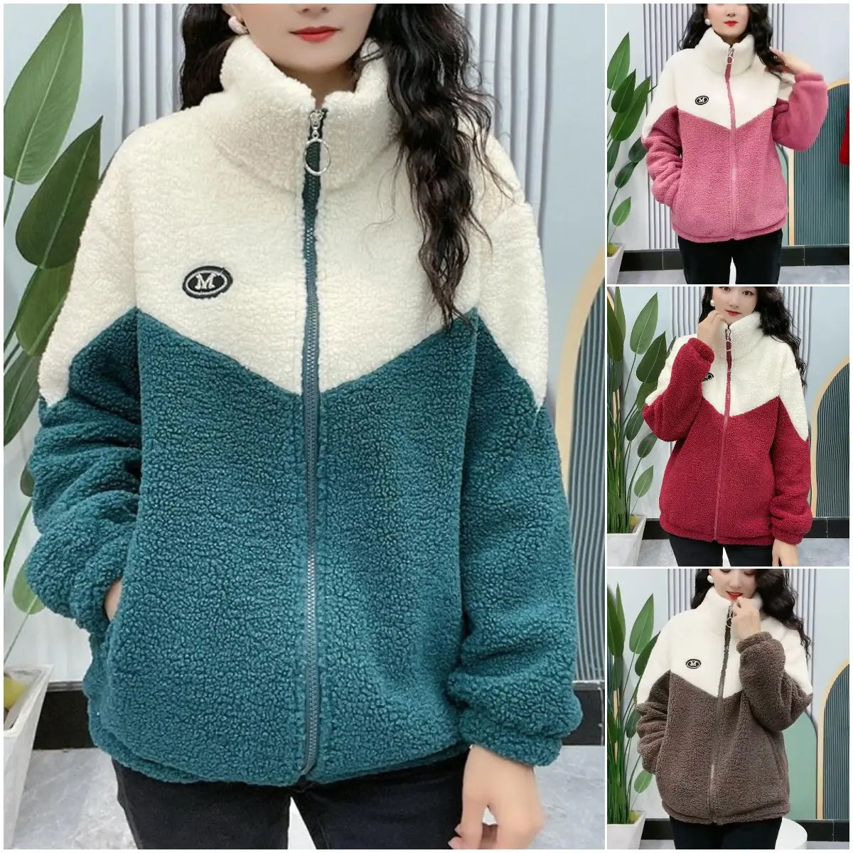 Veste d’hiver douce et chaude