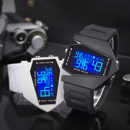 ⌚ 50% DE RÉDUCTION ! ✈️ Montre Pilote LED Créative – Style Futuriste, Affichage Lumineux & Parfaite pour Cadeau Trendy 2026 ✨