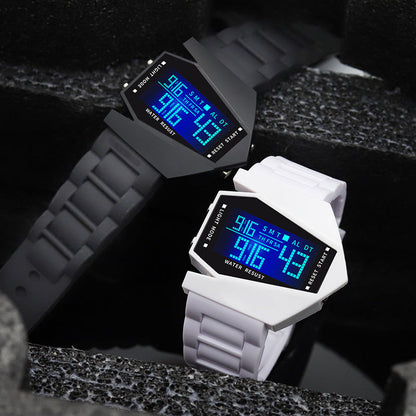 ⌚ 50% DE RÉDUCTION ! ✈️ Montre Pilote LED Créative – Style Futuriste, Affichage Lumineux & Parfaite pour Cadeau Trendy 2026 ✨