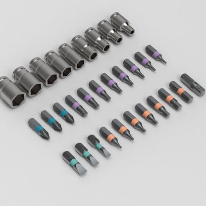 🔩50% de réduction 🛠️ Jeu de Tournevis 24-en-1 – Magnétique, Compact & Portable, Idéal pour Réparations et Bricolage 🔧📦
