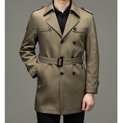 ✨Veste Coupe-Vent Double Boutonnée pour Hommes