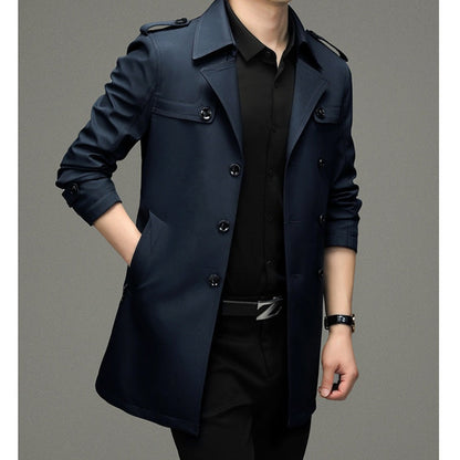 ✨Veste Coupe-Vent Double Boutonnée pour Hommes
