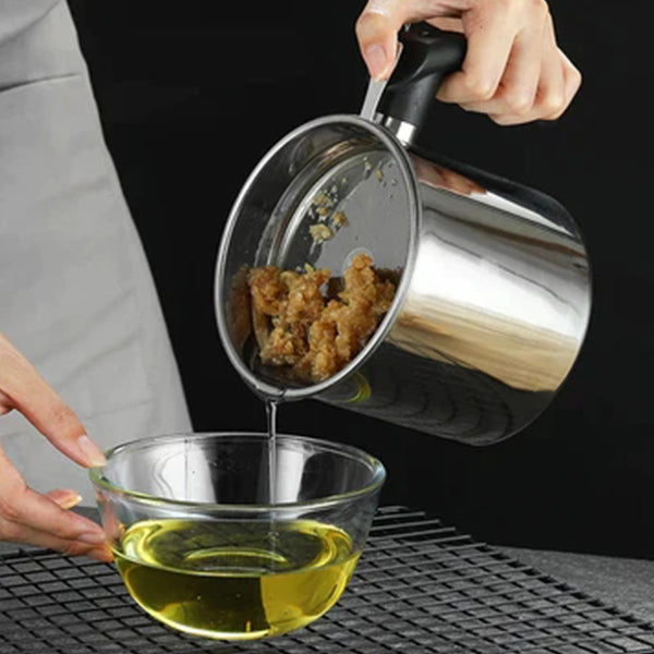 🎁 Promotion exceptionnelle ✨ Bocal à huile de cuisine en acier inoxydable 304 🌟