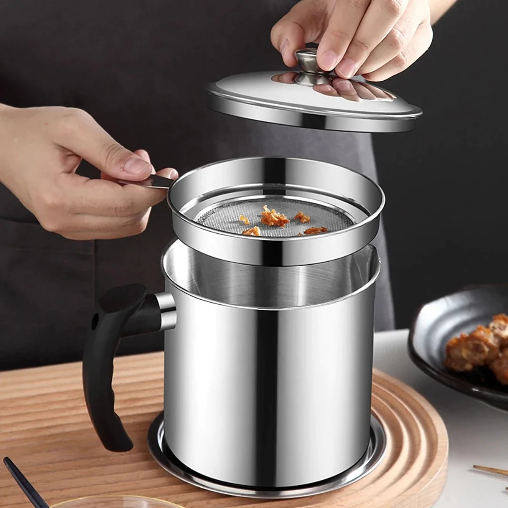 🎁 Promotion exceptionnelle ✨ Bocal à huile de cuisine en acier inoxydable 304 🌟