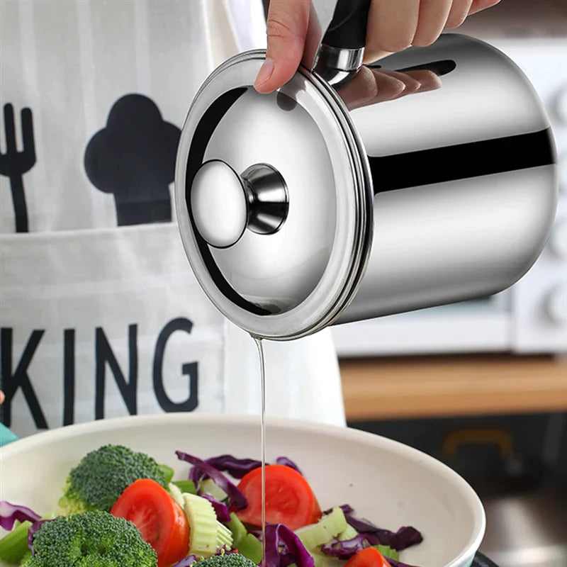 🎁 Promotion exceptionnelle ✨ Bocal à huile de cuisine en acier inoxydable 304 🌟