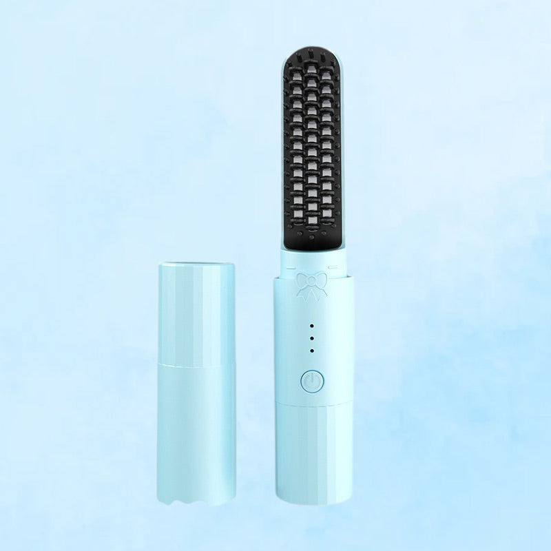 💯Peigne lissant rechargeable longue durée 2 en 1