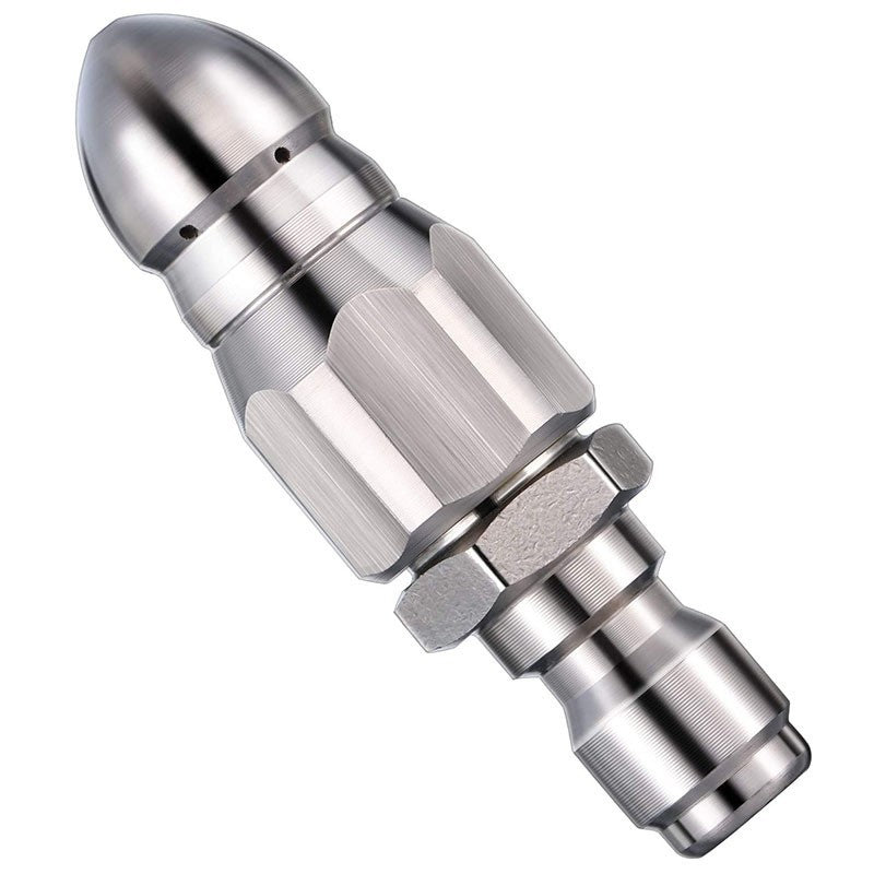 🔩 50% OFF IMMÉDIAT ! 🌊 Buse de Nettoyage pour Égouts en Acier Inoxydable - Élimine les Obstructions et Préviens les Bouchons en Profondeur 💦🚿