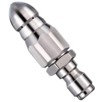 🔩 50% OFF IMMÉDIAT ! 🌊 Buse de Nettoyage pour Égouts en Acier Inoxydable - Élimine les Obstructions et Préviens les Bouchons en Profondeur 💦🚿