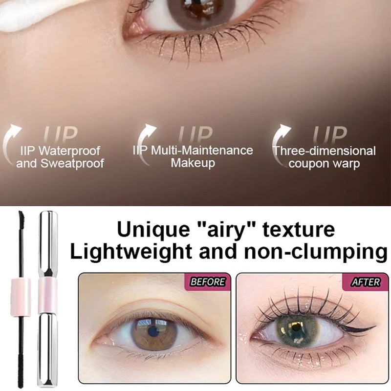 ✨Achetez-en 1, obtenez-en 1 gratuitement✨Mascara allongeant et recourbant waterproof à double embout