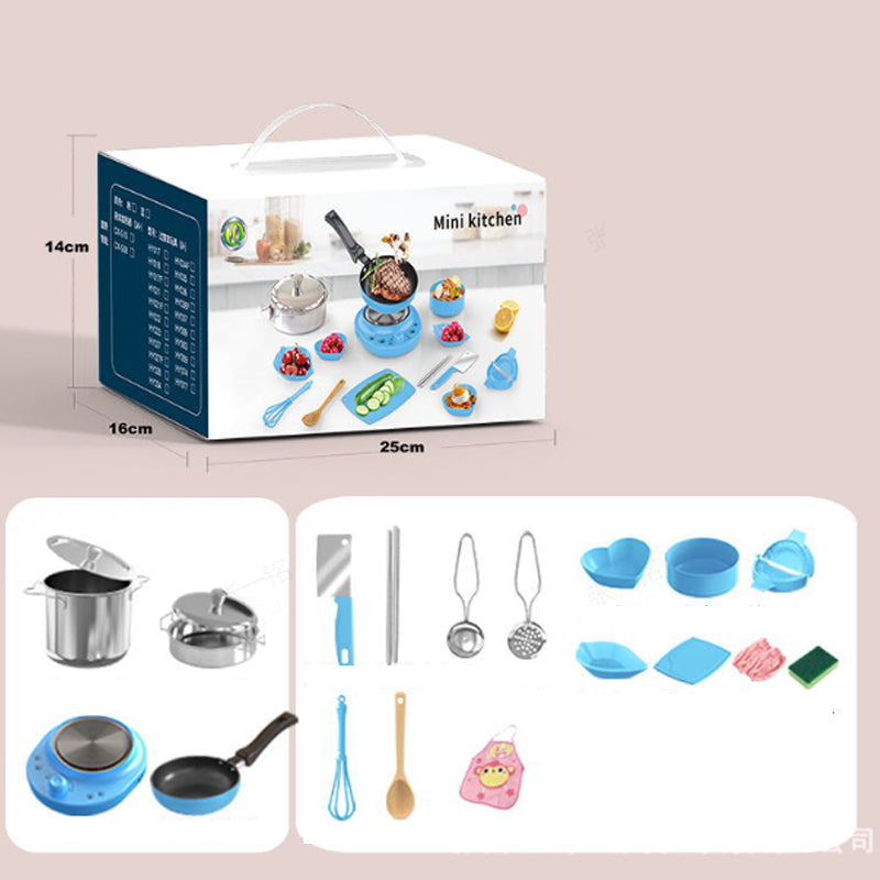 🎁[Meilleur cadeau pour un enfant]🍳Jouets mini-cuisine pour enfants - 22 PCS Set