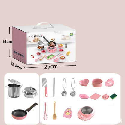 🎁[Meilleur cadeau pour un enfant]🍳Jouets mini-cuisine pour enfants - 22 PCS Set