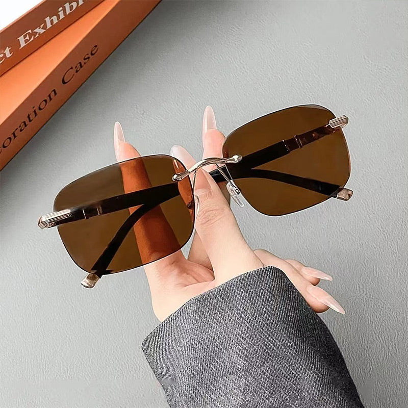 📢📢2 dernières heures : Grande vente⏰⏰🕶️ Lunettes de Soleil HD Sans Cadre Ultra-Légères - Protection UV400 et Vision sans Distortion 🌞📦